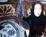 イランの手染めコットン、ペルシャ更紗（ガラムカール）の染付け木型